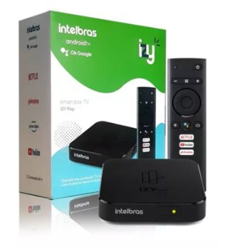 SMART BOX ANDROID TV IZY PLAY - INTELBRAS