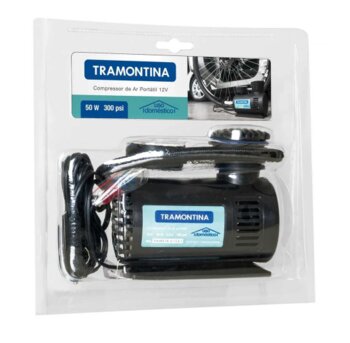 COMPRESSOR AR PORTATIL 12V 50W - TRAMONTINA