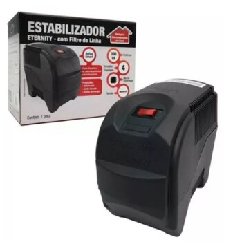 ESTABILIZADOR ELETRODOMÉSTICO ETERNITY 300VA BIVOLT 115V - FORCELINE