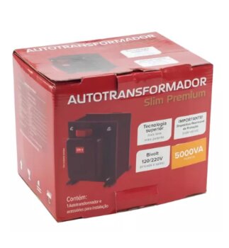 TRANSFORMADOR 5000VA  BIVOLT SLIM PREMIUM - FORCELINE