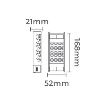 FONTE CHAVEADA DC12V 8,5A/100W - NORDECOR