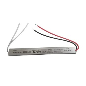 FONTE SLIM DC12V 2A/24W - NORDECOR