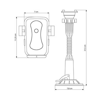 SUPORTE PARA CELULAR VEICULAR - TRAMONTINA