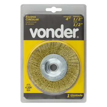 ESCOVA CIRCULAR 1/2 X 4 - VONDER